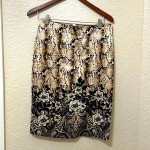 White House Black market midi skirt